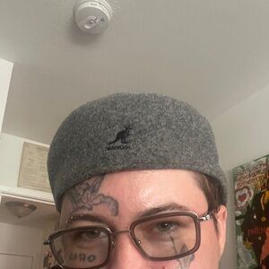 Kangol Charcoal Wool 504 Cap